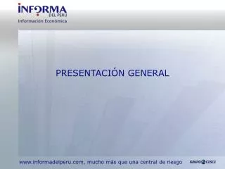 www.informadelperu.com, mucho más que una central de riesgo