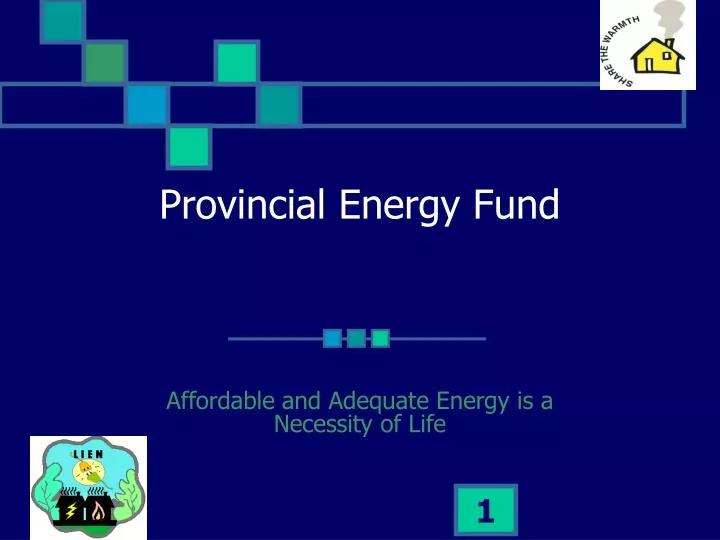 provincial energy fund