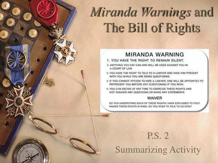miranda warnings and the bill of rights