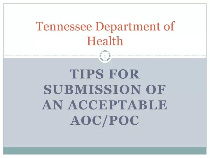 tennessee department of health