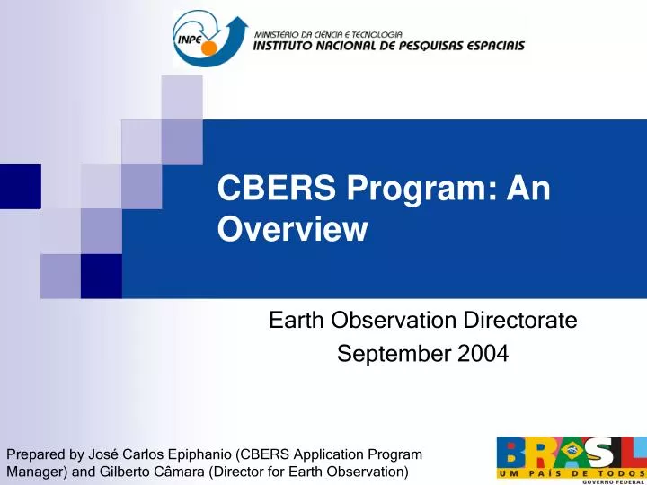 cbers program an overview
