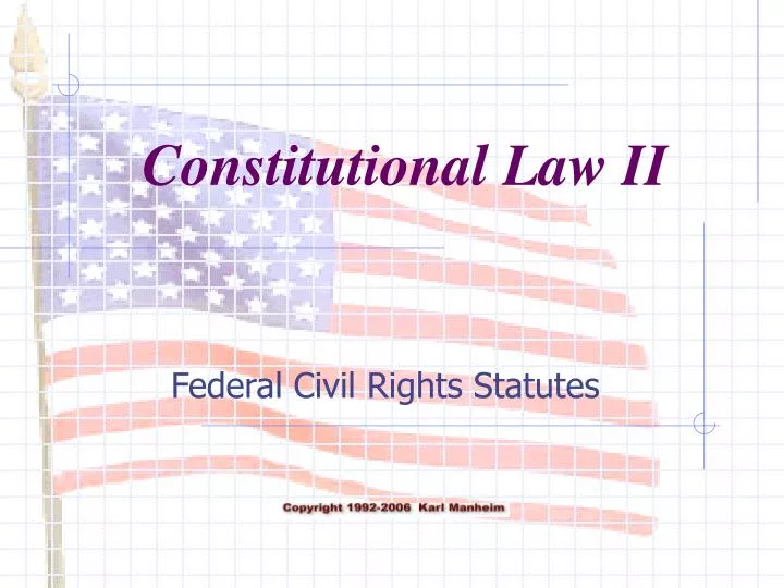 federal civil rights statutes