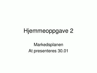 hjemmeoppgave 2