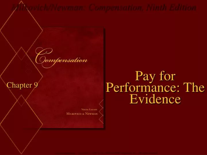 pay for performance the evidence