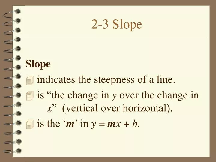 2 3 slope
