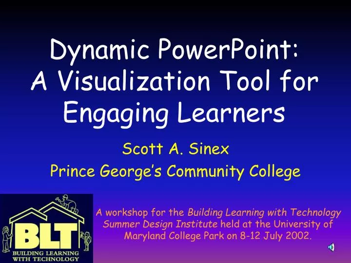 dynamic powerpoint a visualization tool for engaging learners
