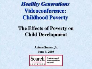 Healthy Generations Videoconference: Childhood Poverty