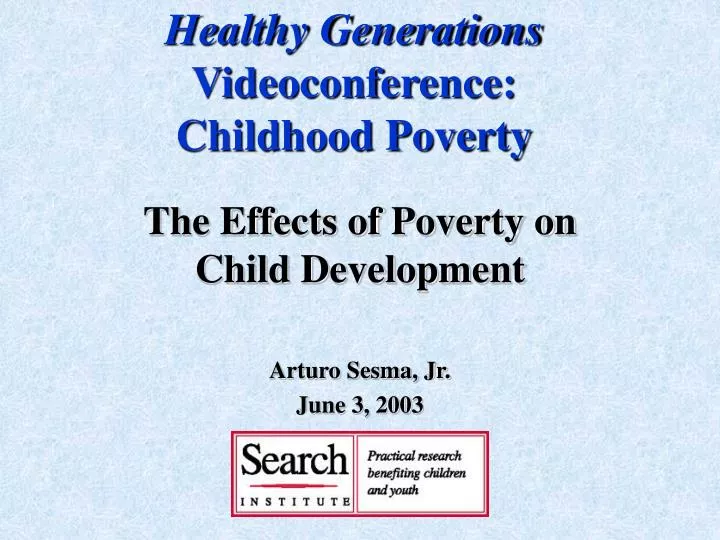 healthy generations videoconference childhood poverty
