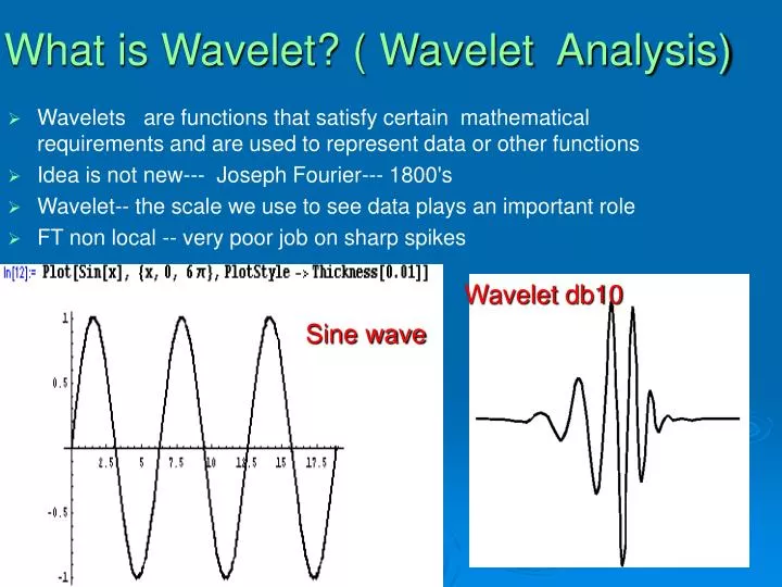what is wavelet wavelet analysis