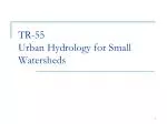 TR-55 Urban Hydrology for Small Watersheds