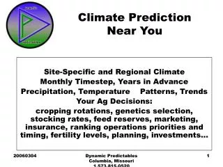 Climate Prediction Near You