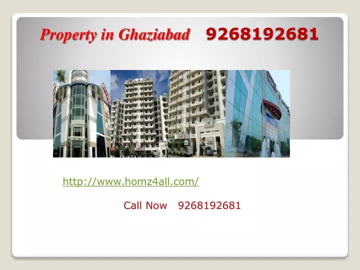 property in ghaziabad 9268192681