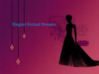Elegant Formal Dresses