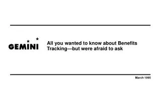 All you wanted to know about Benefits Tracking—but were afraid to ask