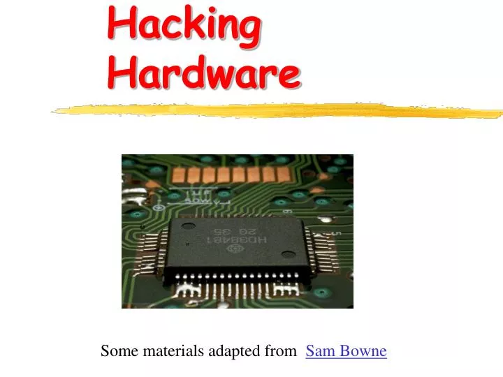 hacking hardware