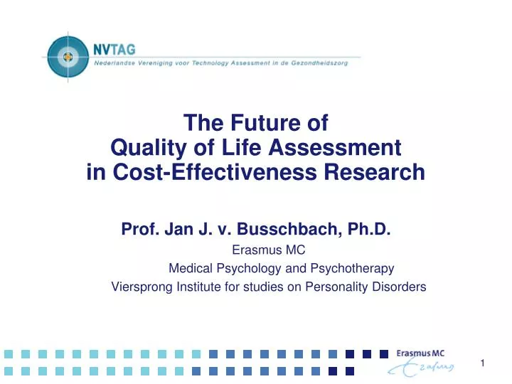 the future of quality of life assessment in cost effectiveness research
