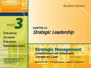 CHAPTER 12 Strategic Leadership