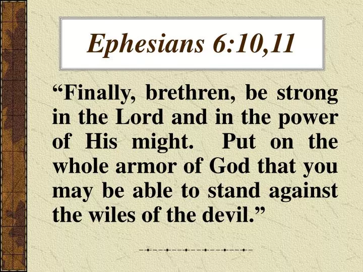 What Does it Mean to Be Strong in the Lord? (Ephesians 6:10)