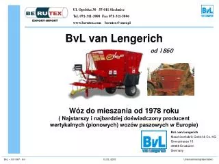 BvL van Lengerich od 1860