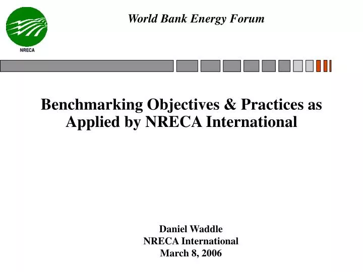 benchmarking objectives practices as applied by nreca international