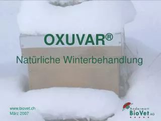 OXUVAR ® Natürliche Winterbehandlung