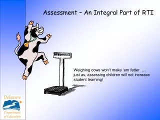 Assessment – An Integral Part of RTI