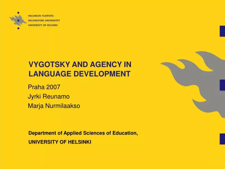 vygotsky and agency in language development