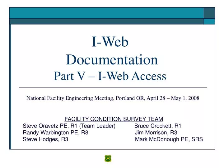 i web documentation part v i web access