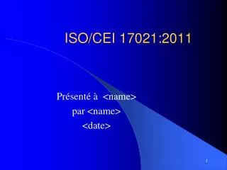 ISO/CEI 17021:2011