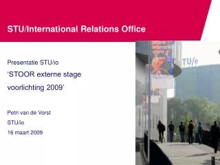 STU/International Relations Office
