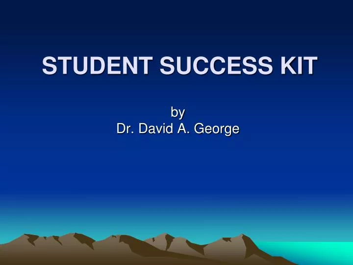 student success kit