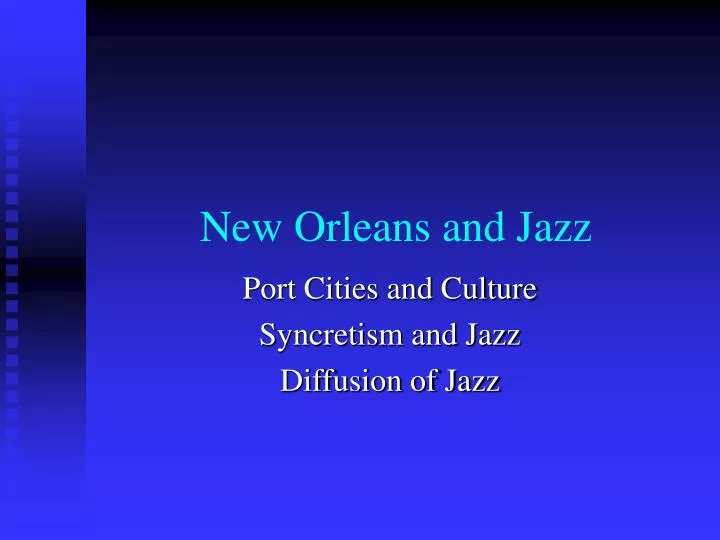 new orleans and jazz