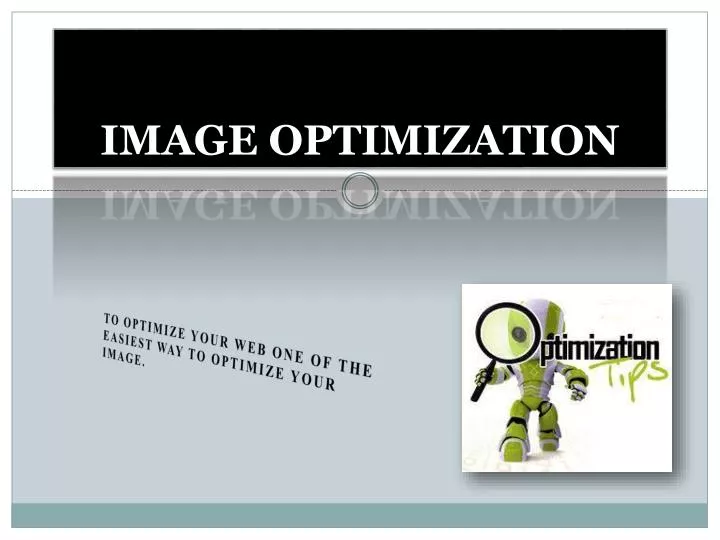 image optimization