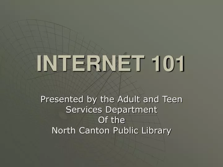 internet 101