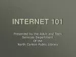 INTERNET 101 - slide 1