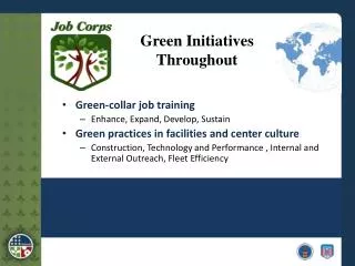 Green Initiatives Throughout