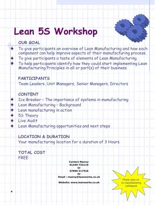 Lean 5S Workshop