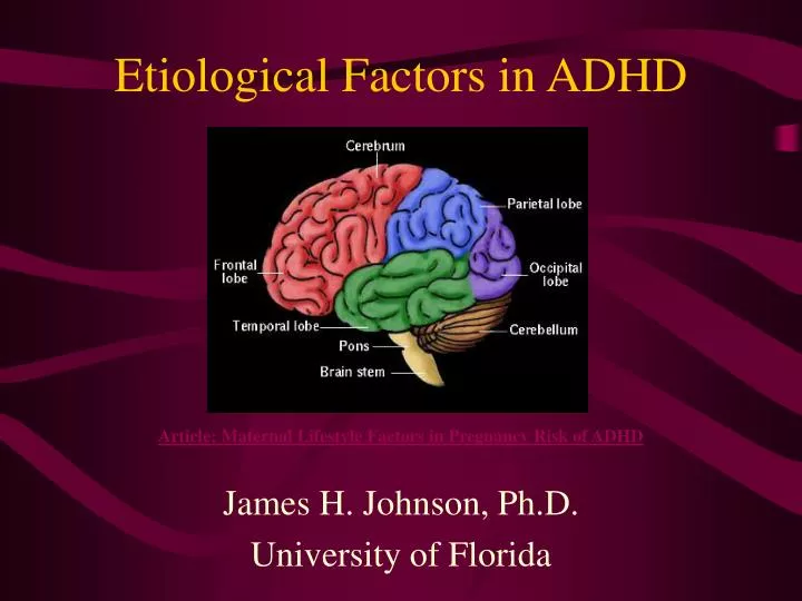 etiological factors in adhd