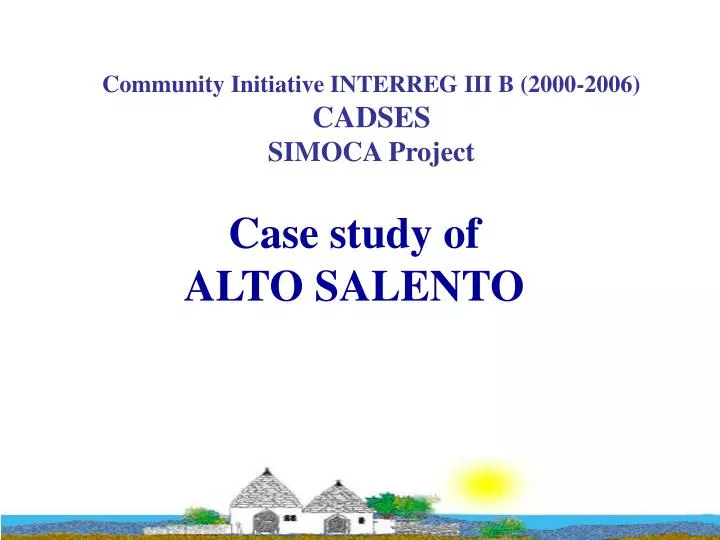 case study of alto salento