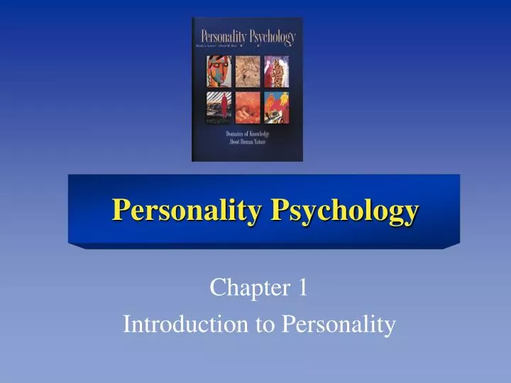 chapter 1 introduction to personality