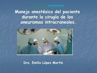 Dra. Emilia López Martín