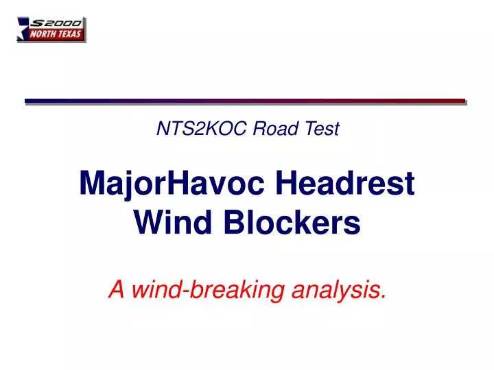 nts2koc road test majorhavoc headrest wind blockers