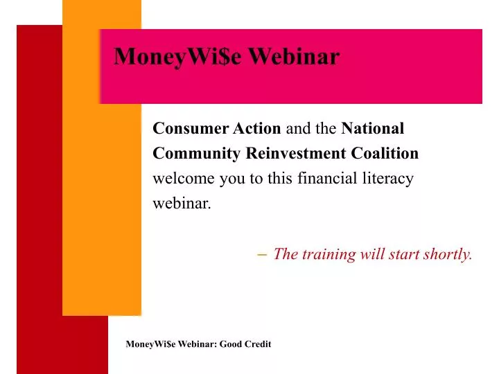 moneywi e webinar