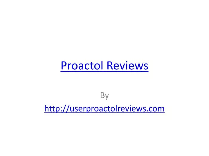 proactol reviews
