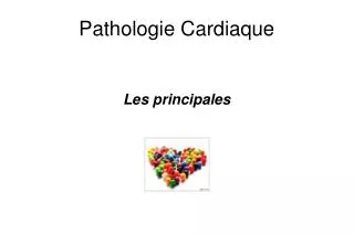 Pathologie Cardiaque