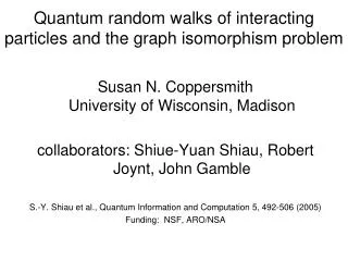 Quantum random walks of interacting particles and the graph isomorphism problem