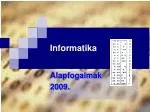 Informatika - slide 1