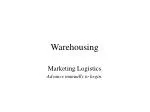 Warehousing - slide 1