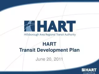 HART Transit Development Plan