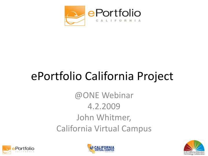 eportfolio california project
